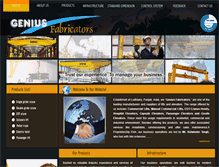 Tablet Screenshot of geniusfabricators.com